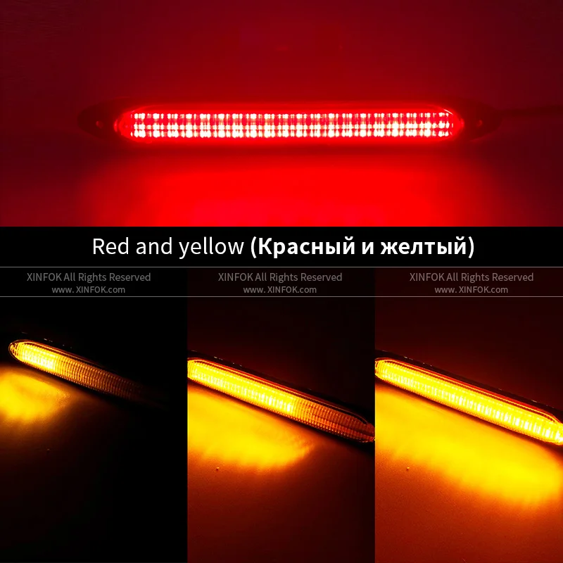 2 шт. автомобиля DRL светодиодный Водонепроницаемый Габаритные огни DC 12V Белый