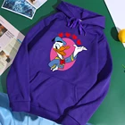 Мужская Флисовая Толстовка с капюшоном и принтом Дональд Дак