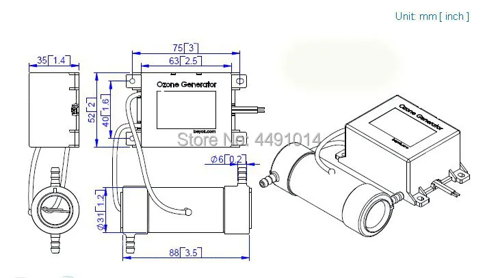 110V 220V озоновый шкаф генератор озона Китай запасные части ND 306MG|Очистители