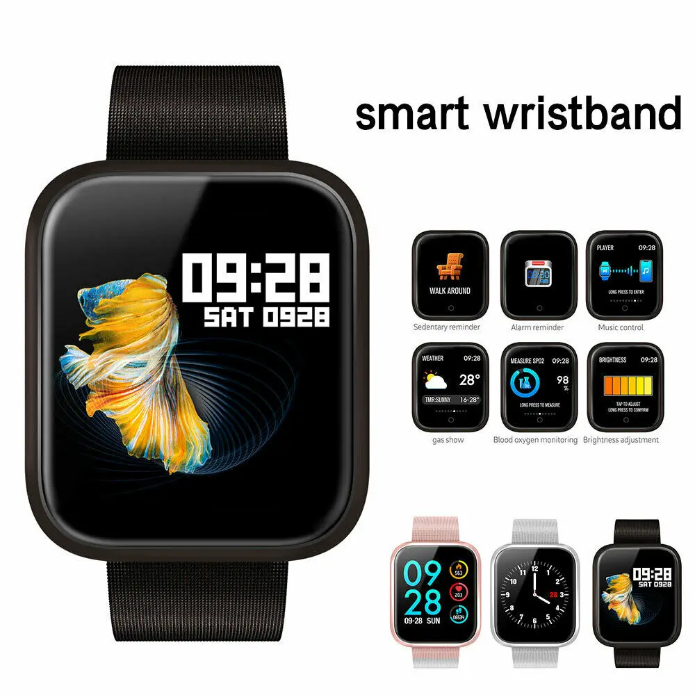 Fashion Waterproof Smart Watch P70 Bluetooth 4.0 Smartwatch For Apple IPhone xiaomi LG Heart Rate Monitor Fitness Tracker