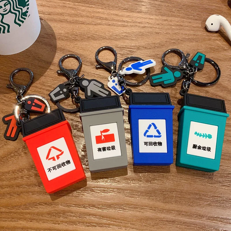 Новинка модный брелок для мусора автомобильный из эпоксидной смолы кольцо