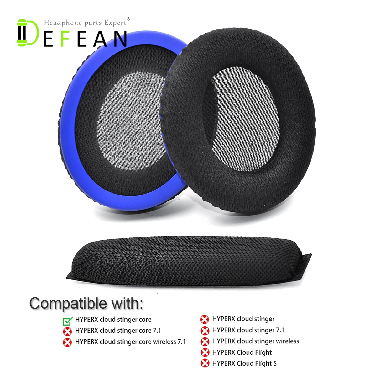 Замена амбушюры и повязки на голову для Hyperx cloud Flight наушники s | Электроника