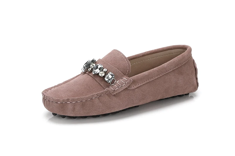genuine cowhide leather women shoes Female Casual Fashion Flats Spring Autumn driving shoes women leather loafers