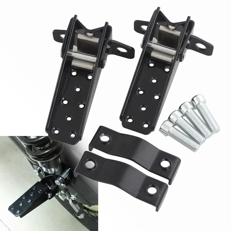 Мотоциклетные Ретро съемные стальные подножки для MTB BMX велосипед кафе гонщик