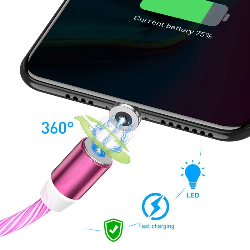 Магнитный кабель для быстрой зарядки iphone samsung note 4 5 2 8 9 10 plus J2 A2 core C5 C7 C9 A20E A21 A41 A31 A11