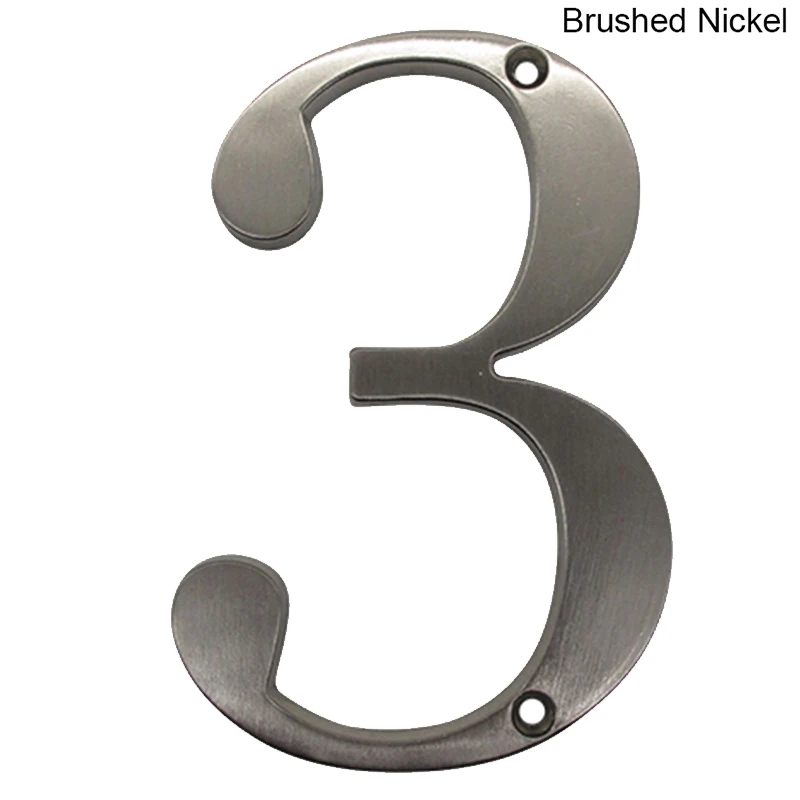 4" 101mm Height House Number Door Address Number Digits Zinc