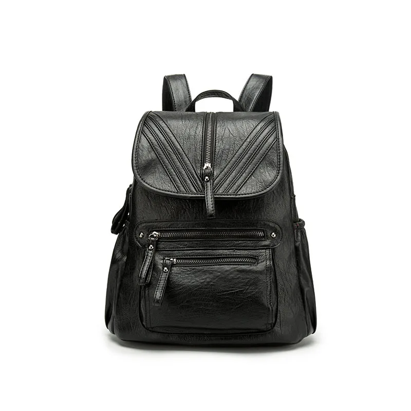 Роскошный рюкзак из натуральной кожи женские сумки в консервативном стиле для