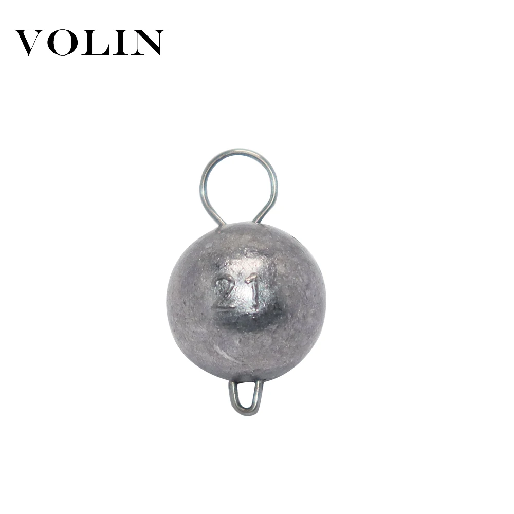 Volin новый 5 шт. 2g 3g с функцией 5g 7 г 10 12 14g 18g 21 рыболовный грузик из свинца приманки