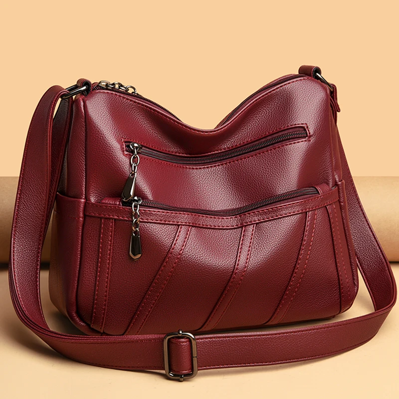 

Genuine Brand Sheepkin Leather Luxury Purses and Handbags Women Bags Designer Winter Style Shoulder Crossbody Bags Female 2021