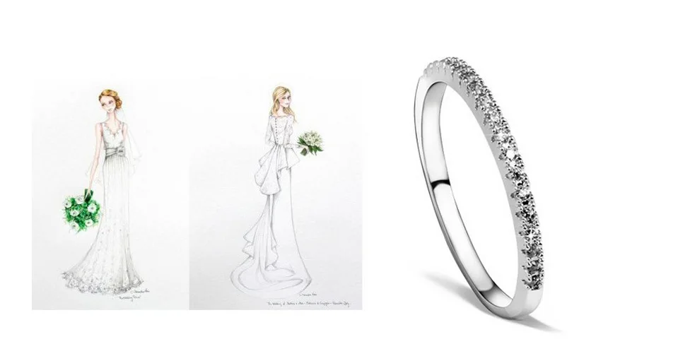 Новые Обручальные кольца для женщин загадочные девушки украшенные стразами из