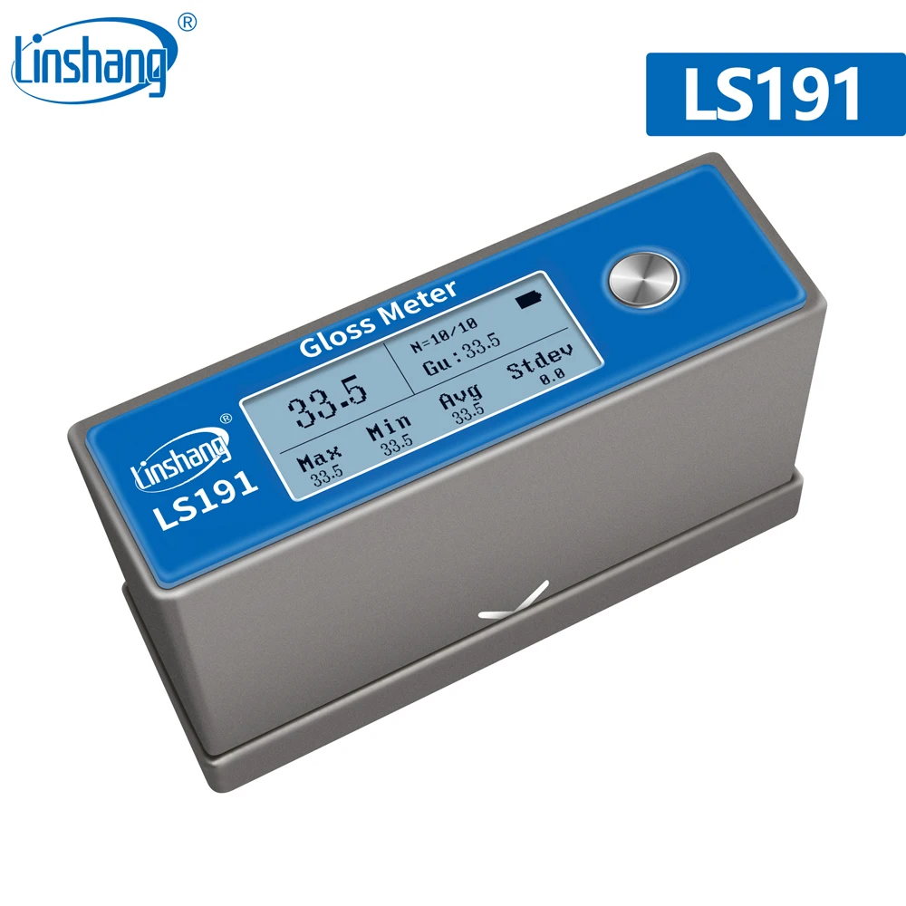 Измеритель блеска краски Linshang LS191 LS192 глянцевый измеритель 60 градусов тестер глянцевого для пластиковых