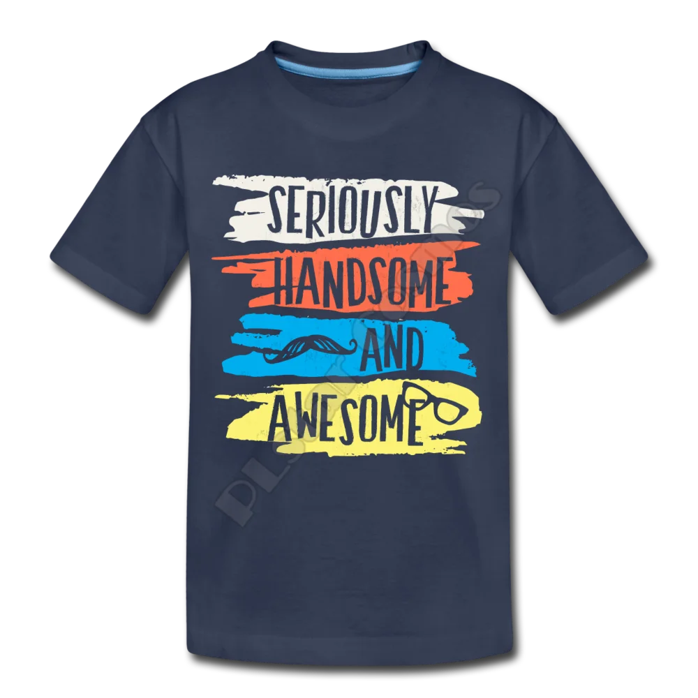 

Seriously Handsome And Awesome Kids T-Shirt 3D All Over Printed Kids t shirts Boy For Girl Funny Animal Summer Short Sleeve 03