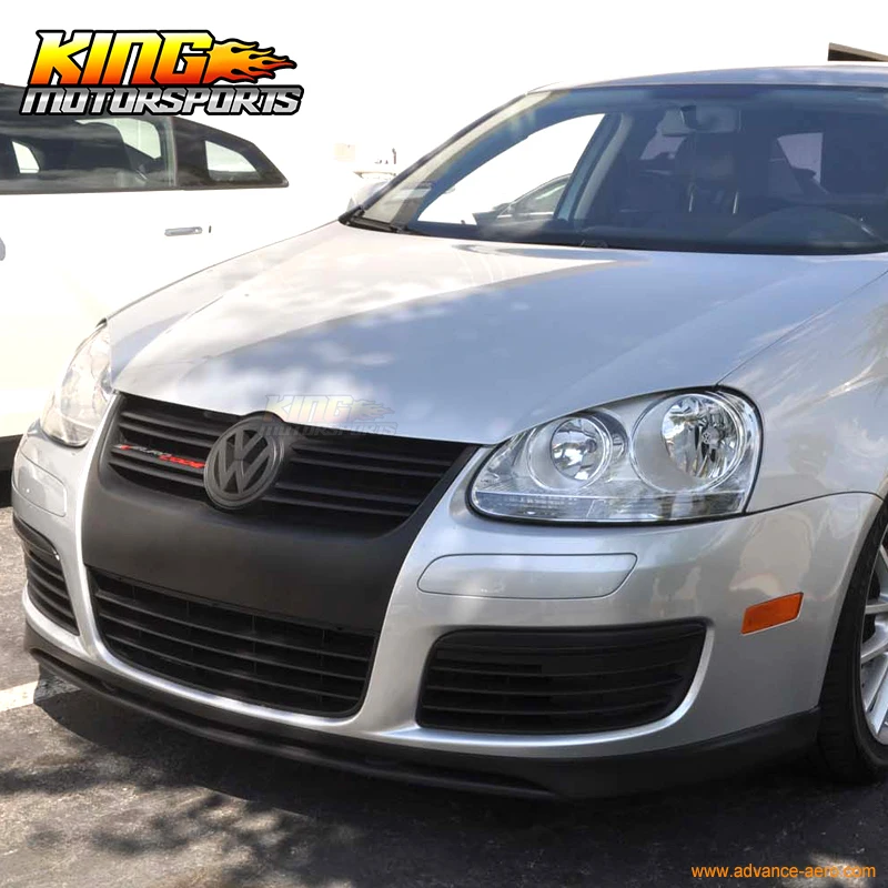Подходит для 05 10 Volkswagen GTI MK5 Jetta переднего бампера губ неокрашенные полиуретановый
