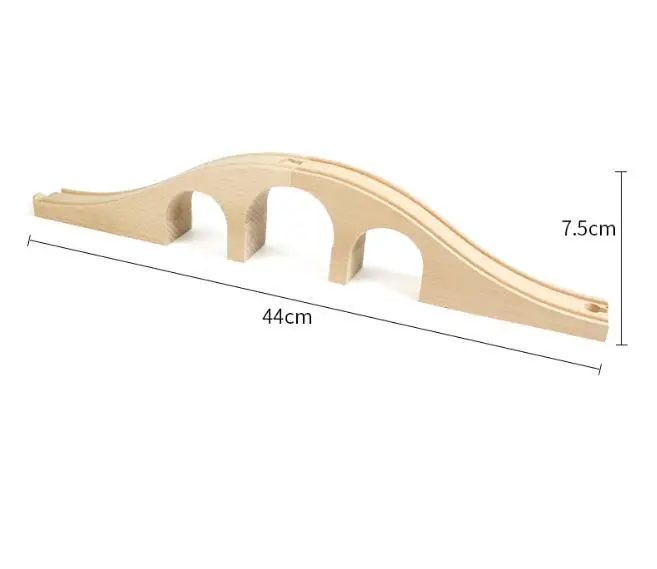 Аксессуары для деревянного железнодорожного моста разнообразные компоненты