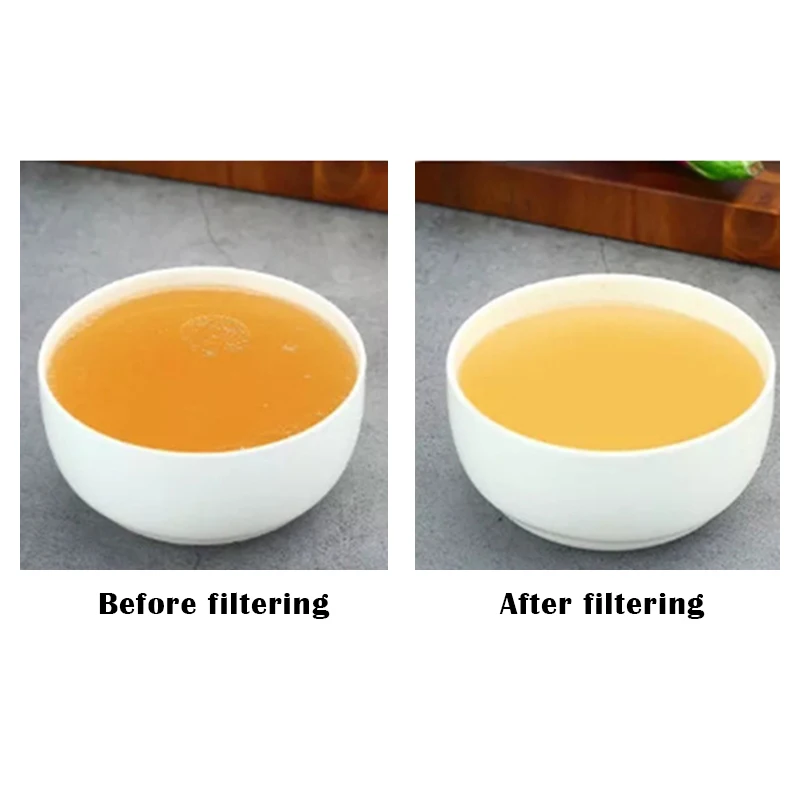 

Stainless Steel Soup Fat Oil Separator Ladle with Heat Insulation Anti-scalding Plastic Handle Kitchen Supplies XH8Z