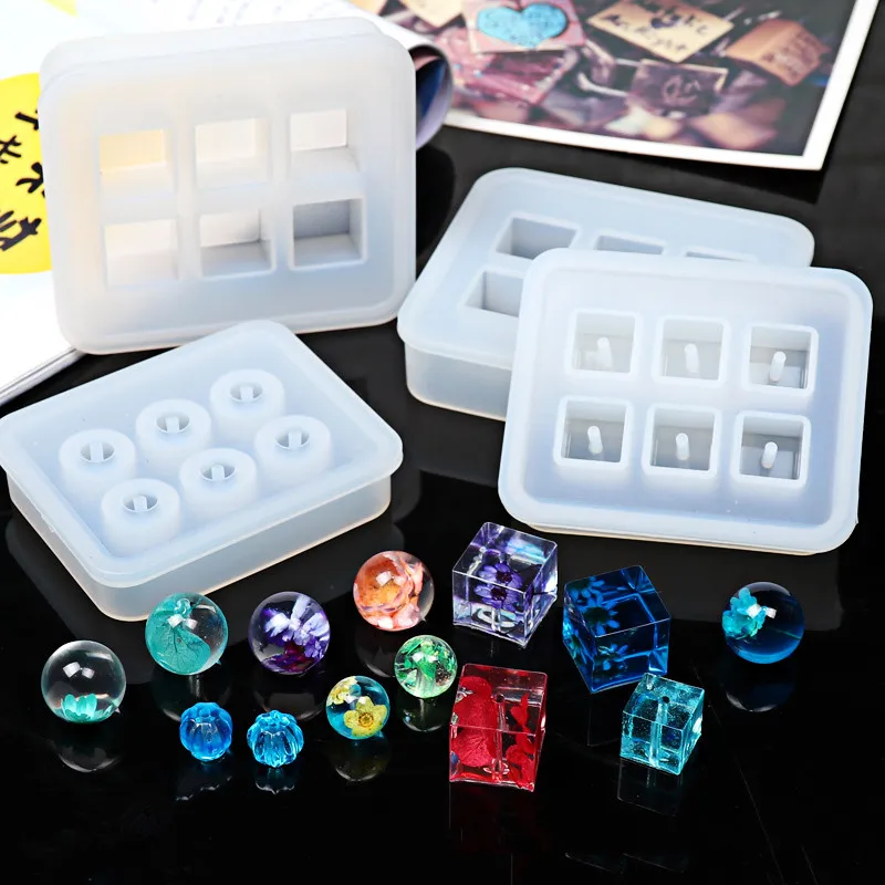 Круглая/квадратная силиконовая форма инструменты для литья ювелирных изделий