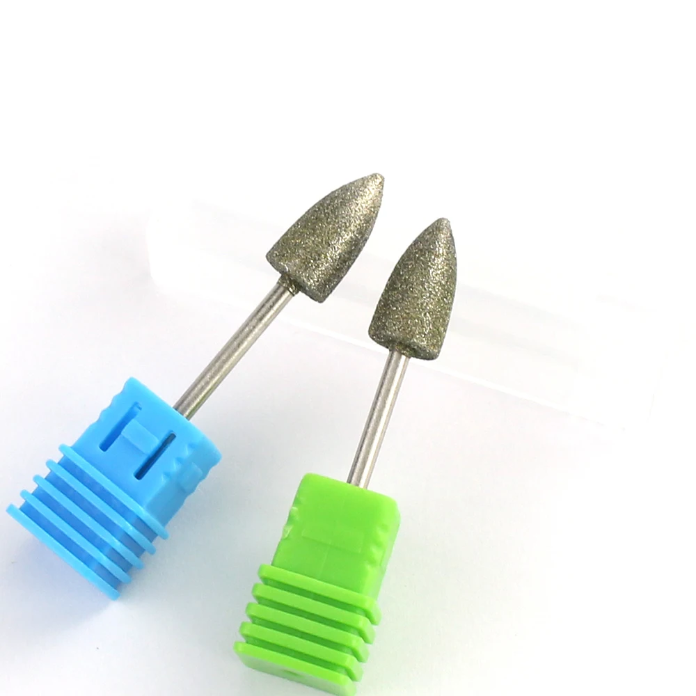 Алмазная силиконовая фреза для педикюра 3/32 дюйма вращающаяся электрическая