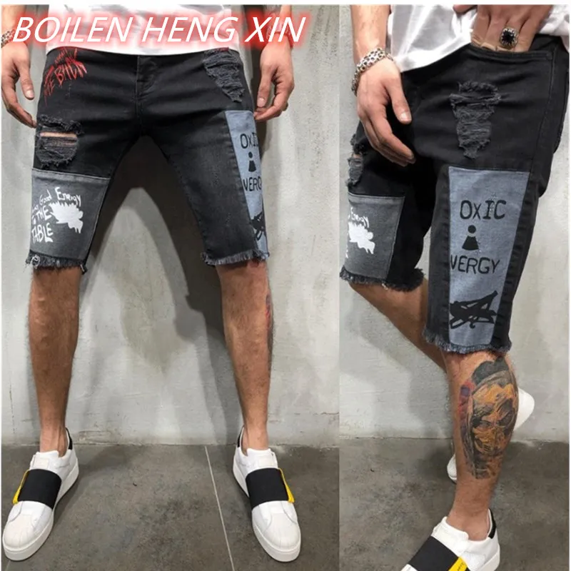 

Three kinds Style Men Summer New Casual Embroidery Badges Outdoor Pants Shorts Fashion Twill Cotton Stylish Men's Shorts