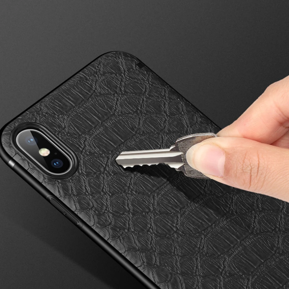 Retro Crocodile Leather Magnetic Phone Cases For iPhone X XR XS Max 7 8 Plus PU Protective Skin Soft Cover Built-in Magnet Case |