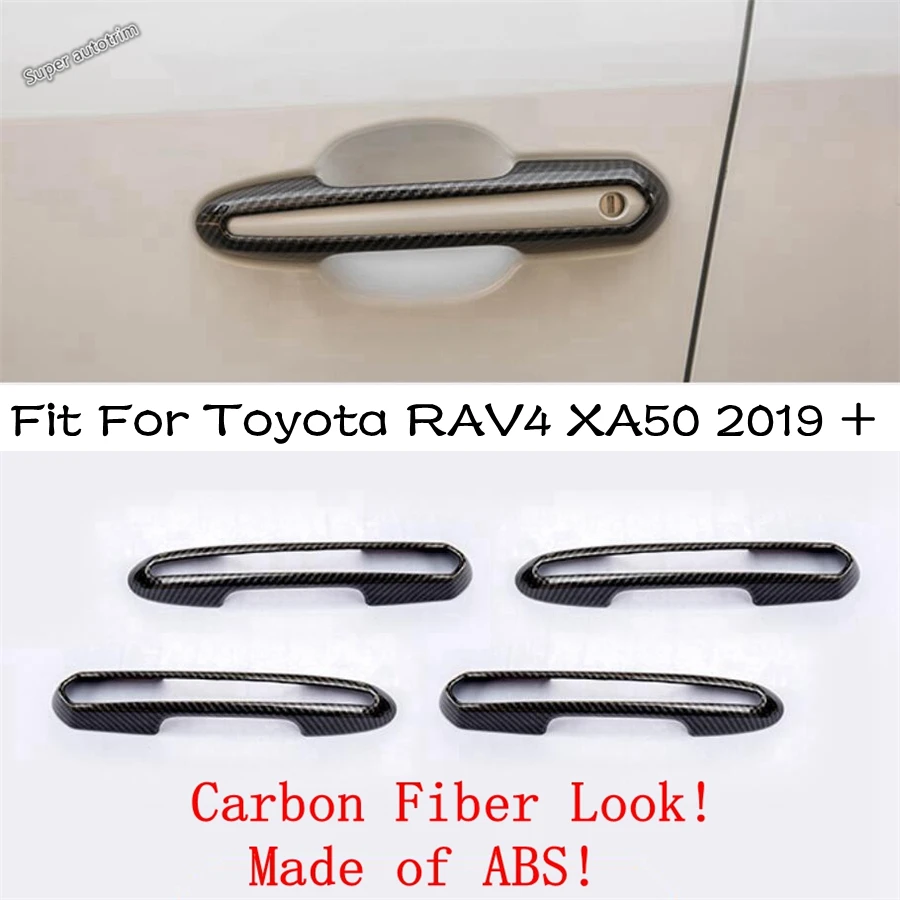 

Lapetus Side Door Pull Doorknob Handle Decoration Cap Cover Trim For TOYOTA RAV4 RAV 4 XA50 2019 - 2022 Accessories Exterior