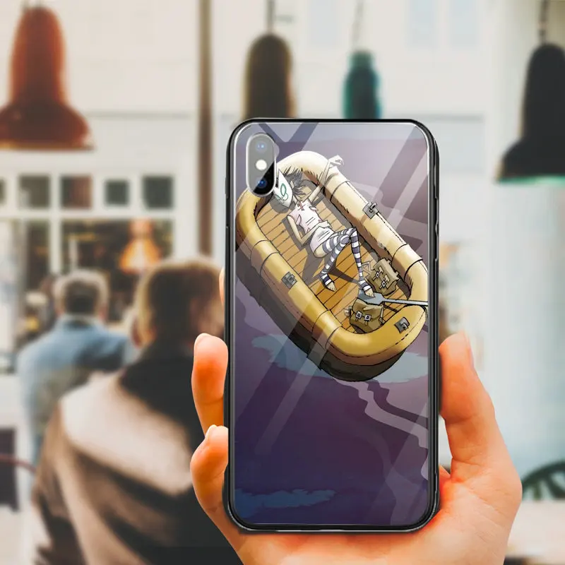 Чехлы для телефонов из закаленного стекла с мультипликационным изображением