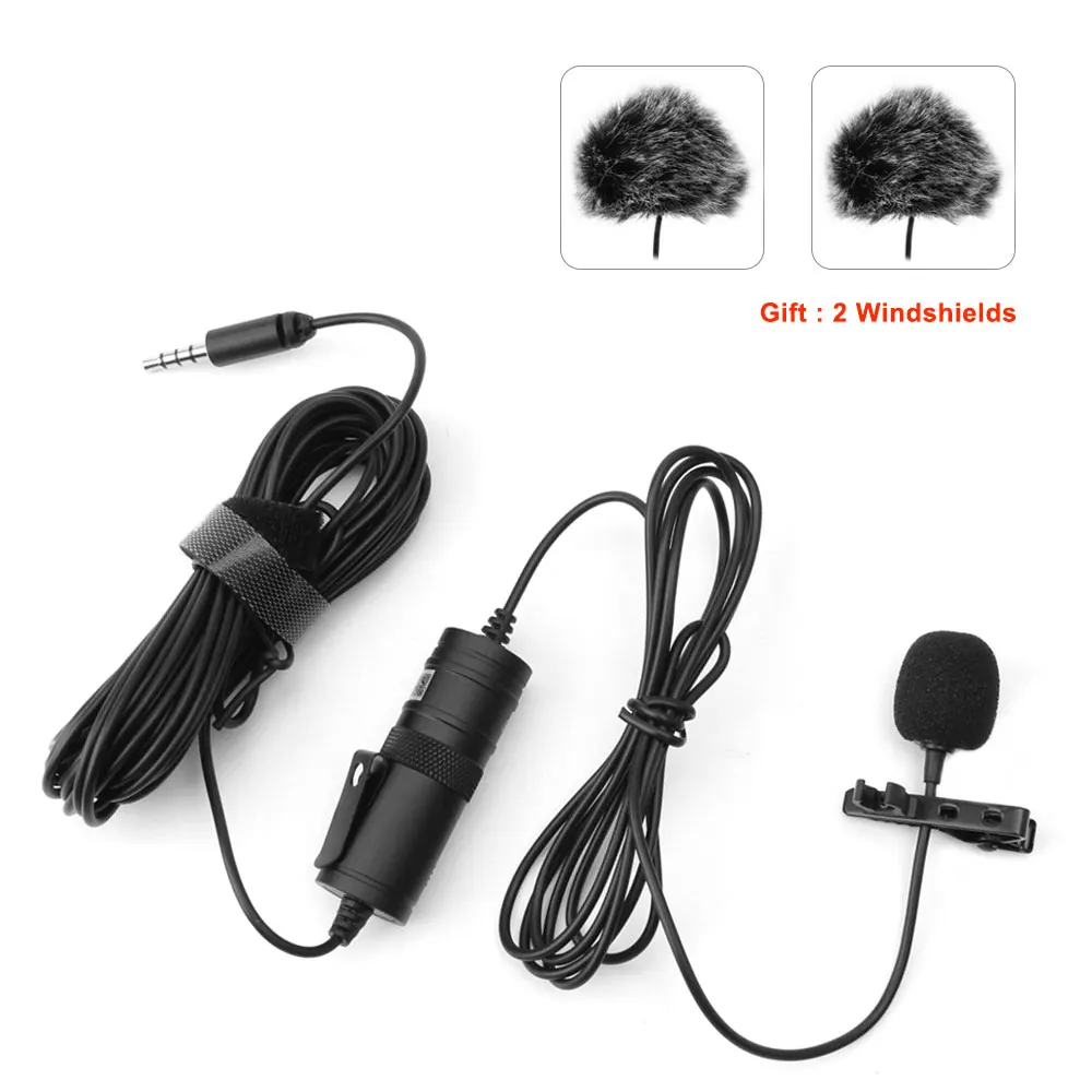 

Voice Professional Lavalier Lapel Microphone Omnidirectional Condenser Mic for iPhone Android Recording Mic for Tiktok Youtube