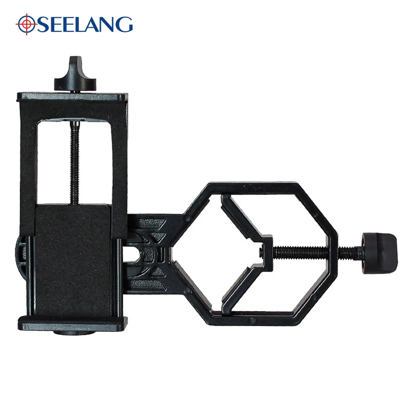 aluminum alloy universal cell phone adapter clip support for mount spotting scope 25 48mm eyepiece binocular monocular telescope free global shipping