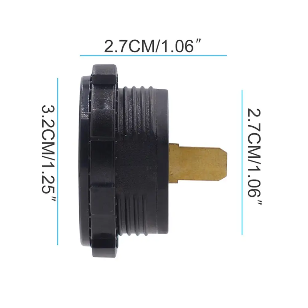 Круглый водонепроницаемый вольтметр Для Авто лодки автомобиля мотоцикла 12В 24В