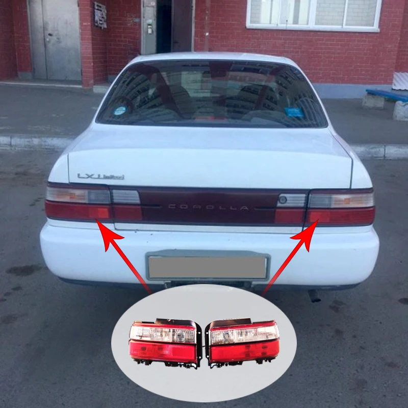 Автомобильный светильник фара задний светильник автомобильная лампа сигнал поворота Передний противотуманный фонарь для Toyota Corolla 1993 1994 1995 1996 1997