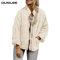ouslee womens padded coats winter designer clothes vintage loose quilted jackets casual padded coats oversized warm parkas