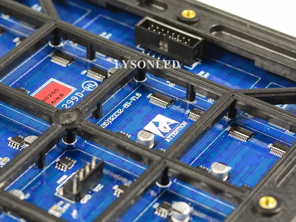 LYSON СВЕТОДИОДНЫЙ P6 наружный Smd RGB светодиодный модуль дисплея 192x192 мм, 32x32 пикселей наружный P6 бизнес рекламный полноцветный светодиодный дисплей