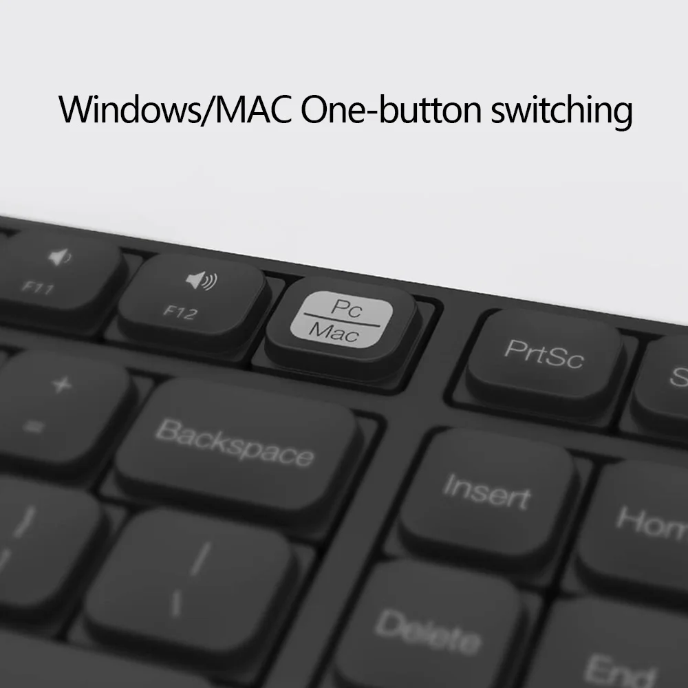 Xiaomi MIIIW беспроводной комплект офисной клавиатуры и мыши 104 клавиш 2,4 ГГц Windows PC MAC совместимая Портативная USB клавиатура