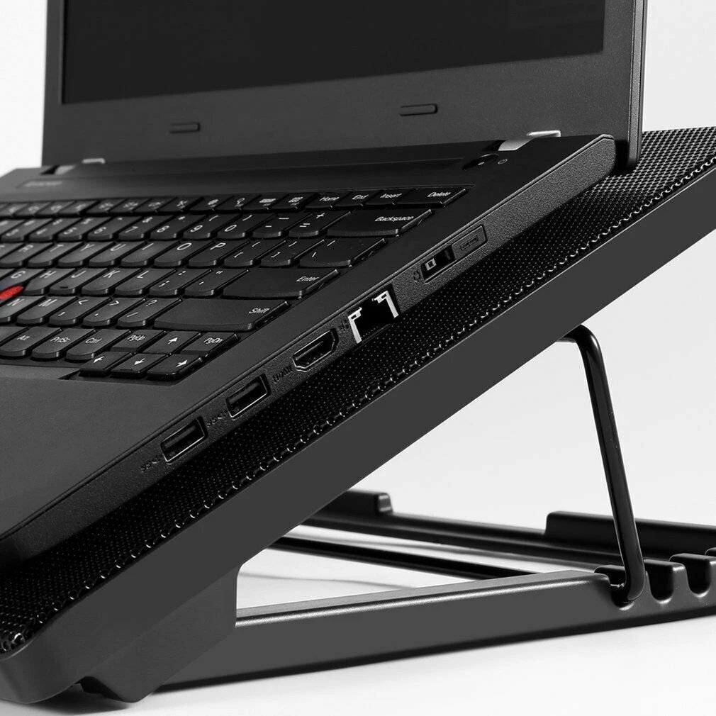 Дополнительный usb-вентилятор для ноутбука 1" 15,6" 1" с 5 вентиляторами 2 usb-порта скользящая подставка с вентилятором Вентилятор охлаждения ноутбука с подсветкой