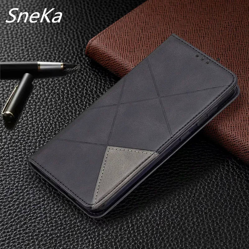

Case For Xiaomi CC9 PRO luxury leather diamond pattern case Bracket Powerful magnetic buckle Flip For Xiaomi CC9 PRO wallet cove