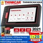 ThinkScan Max, автомобильные профессиональные диагностические инструменты OBDII, полная система, 28 наборов, бессрочный Автомобильный сканер OBD2 KO Thinkstool