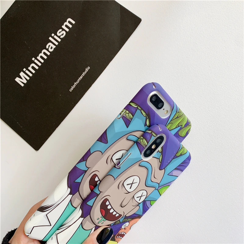 Meachy жесткий чехол из поликарбоната милый для телефона Rick marty huawei P20 P30 Lite Pro Honor 10 9 9i