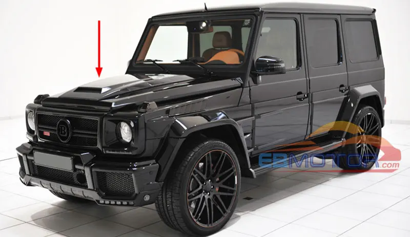 Неокрашенный в-образный Стекловолоконный капюшон для BENZ G CLASS W463 G63 G65 G500 G55 2012UP M133F |