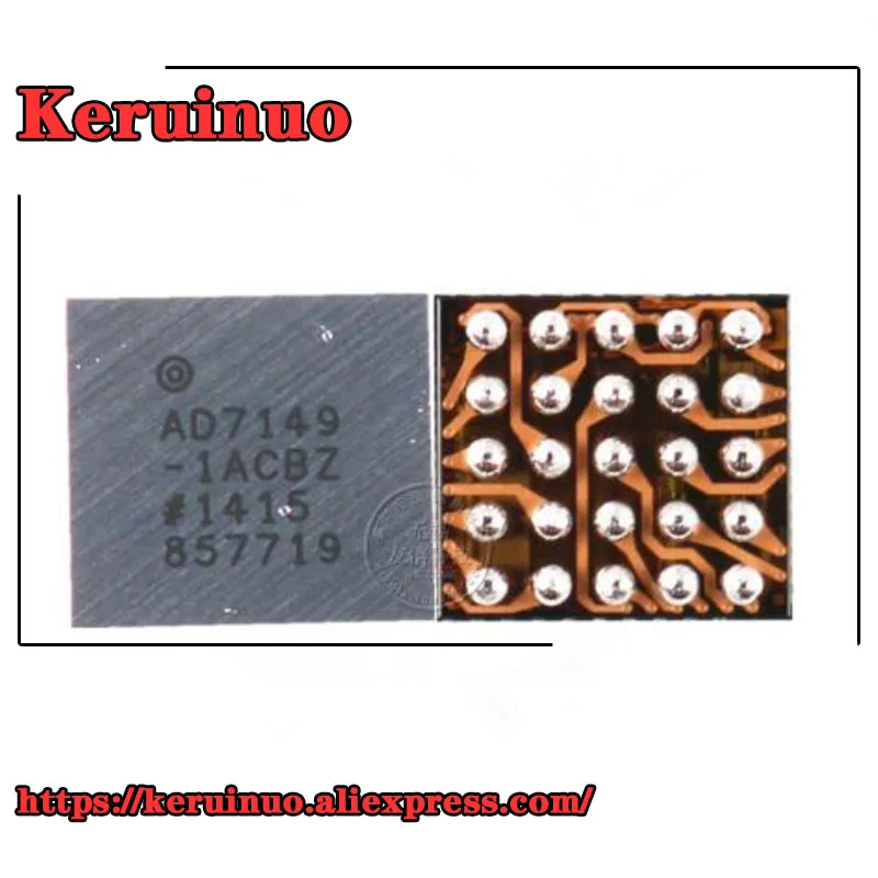 

5 шт./лот AD7149 сканер отпечатков пальцев IC chip U10 для iPhone 7 7P 8 8plus телефон с кабелем