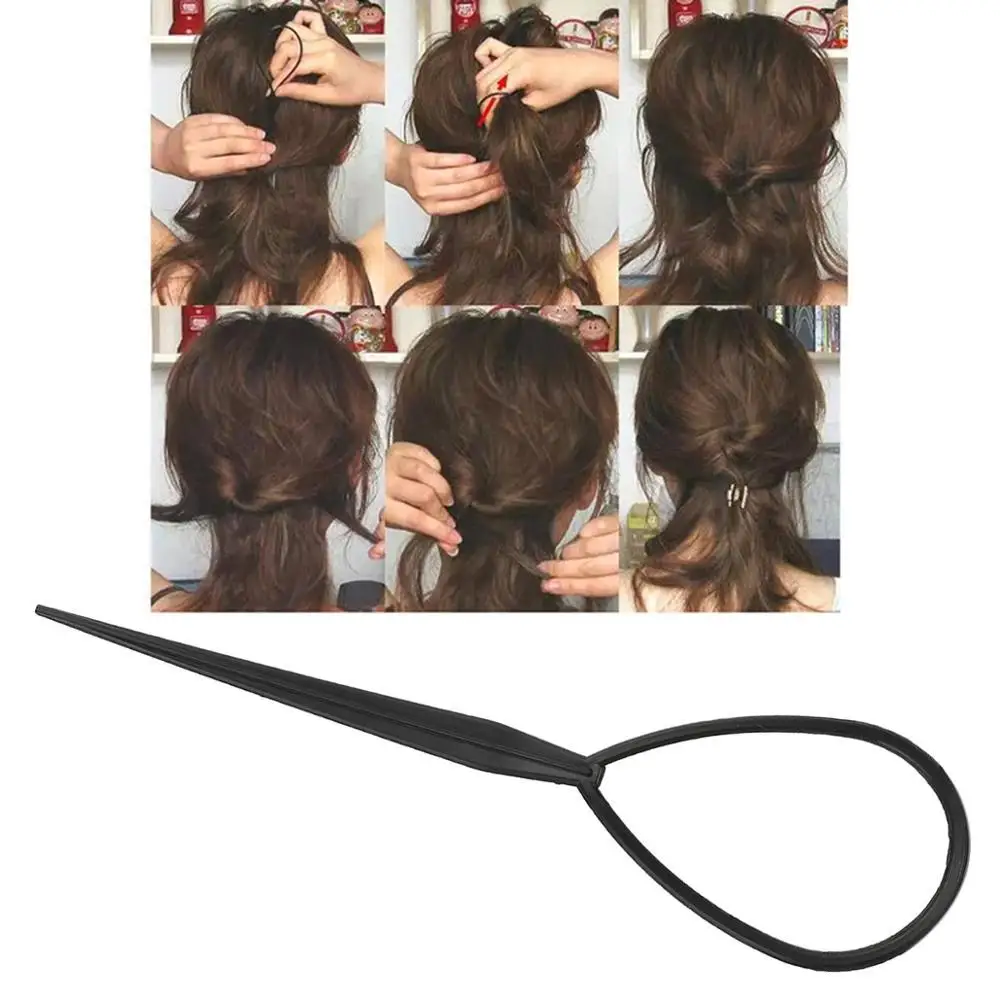 2 шт./лот набор инструментов для укладки волос пластиковый конский хвост мягкая