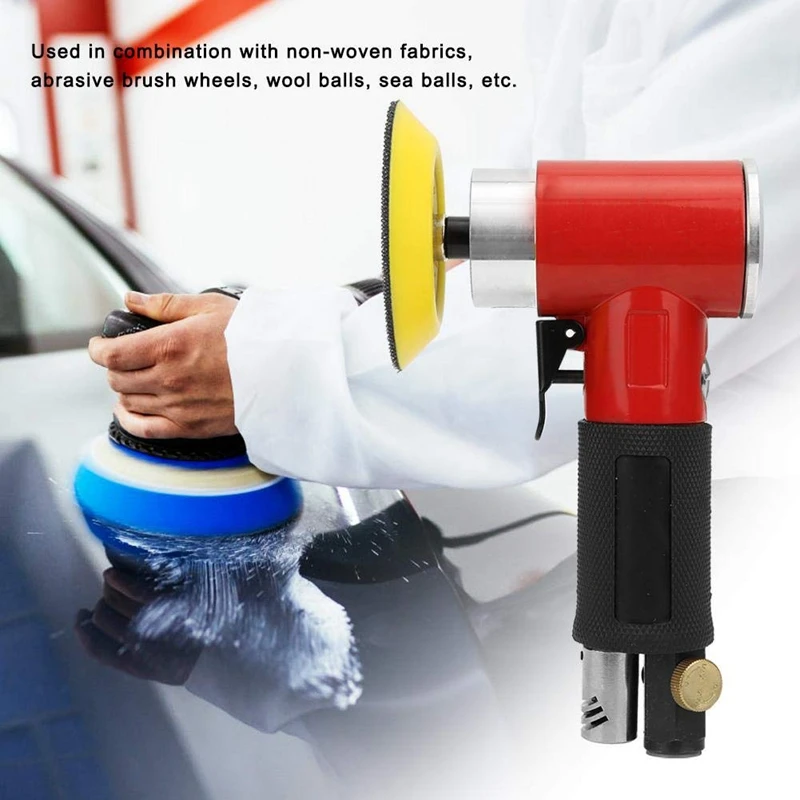 

25Pcs Mini Air Angle Sander 90 Degree Pneumatic Polishing Grinding Machine for Angle Polisher Power Auto Tool