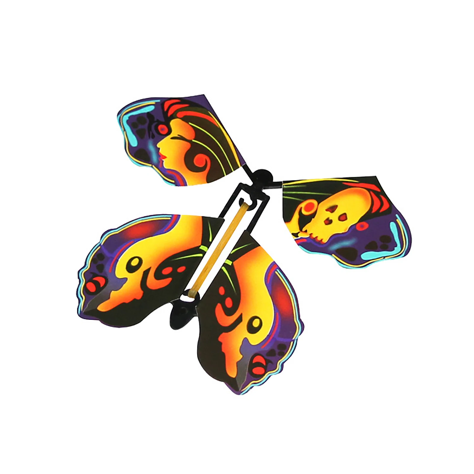 

5Pcs Attractive Interesting Practical Multi-occasional Magical Rubber Band Powered Clockwork Flying Butterfly Toys Party Props