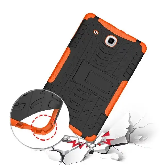Dazzle Impact Hybrid Armor Kickstand Hard TPU + PC Back чехол для планшета Samsung Galaxy Tab E 8. 0 T560 T561 SM-T560 SM-T561 pen |
