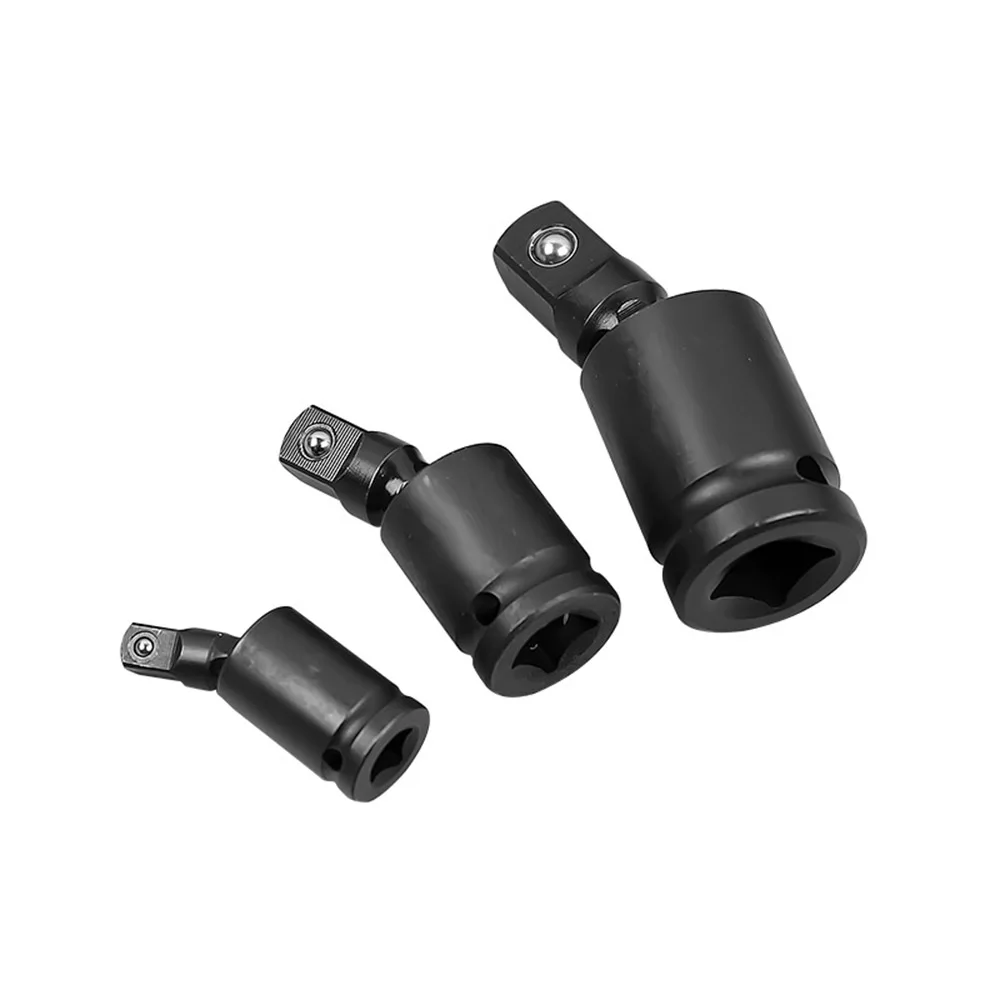 3pcs 1/2" 3/8" 1/4 Inch Drive Swivel Universal Joint Air Impact Socket Set Ratchet Wrench Adapter | Инструменты