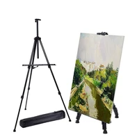 portable adjustable metal sketch easel stand foldable travel easel aluminum alloy easel sketch drawing for artist art supplies