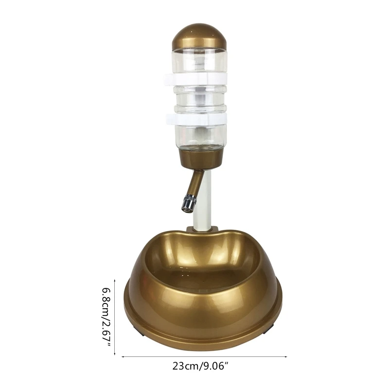 

Pet Drinker Water Bottles Universal Dog Drinker Feeder Liftable Dispenser Bowl