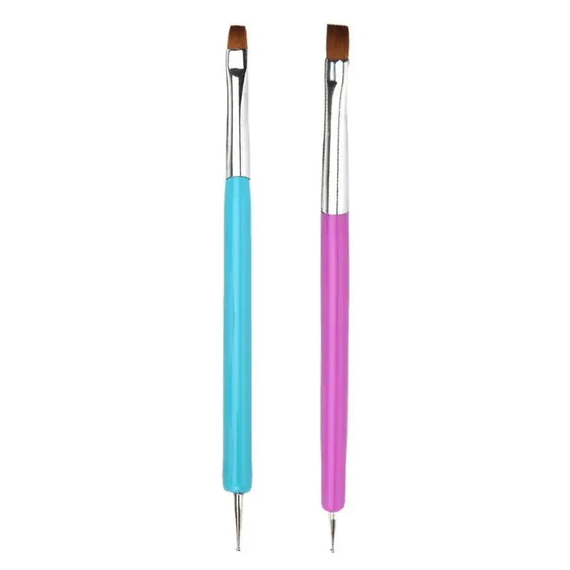 1 шт. двухсторонняя ручка для нанесения точек на ногти искусственный кристалл