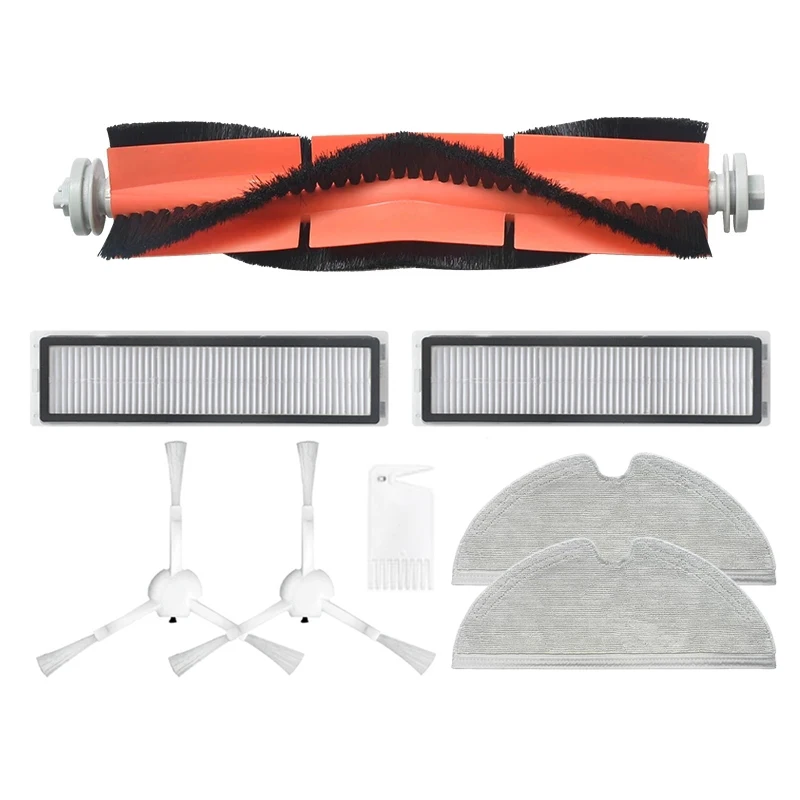 

Сменные аксессуары для робота-пылесоса Dreame D9, основная щетка, боковая щетка, HEPA фильтр, Швабра, тканевые тряпки, запасные части