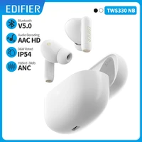 edifier tws330nb wireless earphones bluetooth headphone hybrid anc bluetooth 5 0 ai phone call noise cancelling quick charging