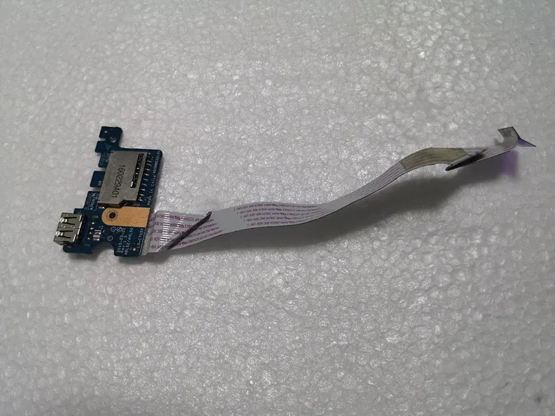 Ноутбук USB Порты и разъёмы кард ридер доска с кабелем для HP 15 AC AF серии LS