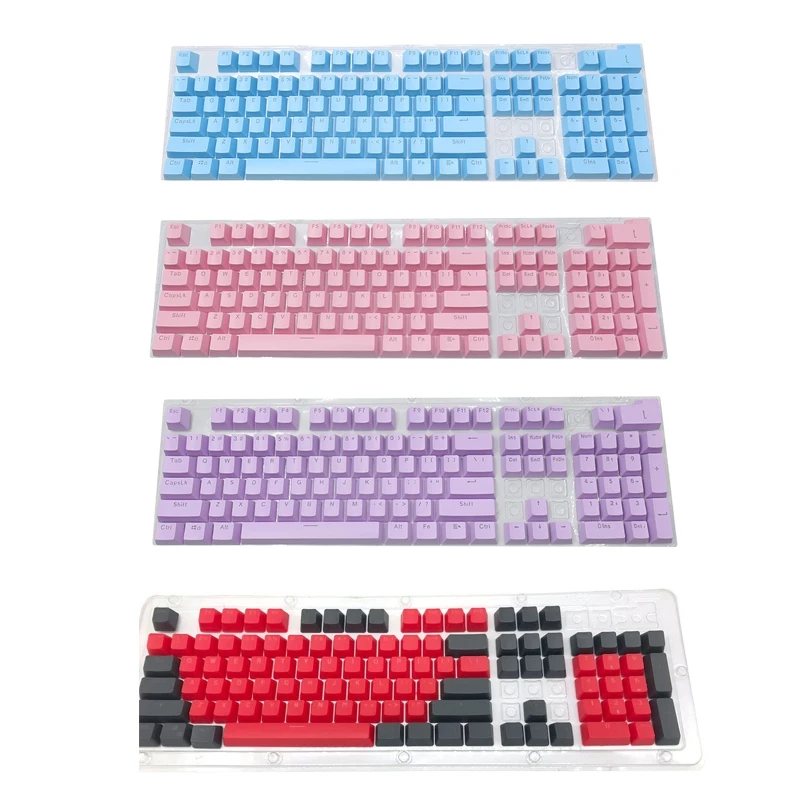 

104Keys ABS Plastic Esports Gaming Keycap Mechanical Keycap Caps for Gaming Mechanical Keyboards Keycap Replacement